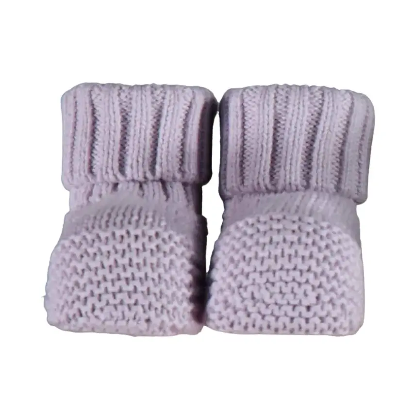 Bibaby Unisex Organik Patik Triko Colors Lila - 1