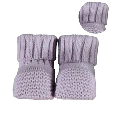 Bibaby Unisex Organik Patik Triko Colors Lila - 2