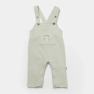 Bibaby Unisex Organik Salopet Koala Jungle Mint - 4
