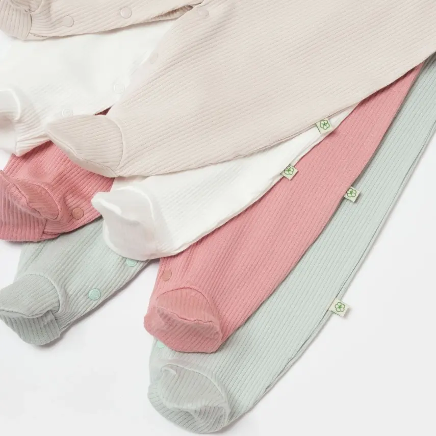 Bibaby Unisex Organik Salopet Modal Nature Relax Bej - 5