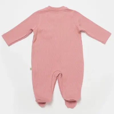 Bibaby Unisex Organik Salopet Modal Nature Relax Coral - 2