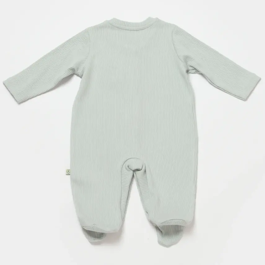 Bibaby Unisex Organik Salopet Modal Nature Relax Mint - 15