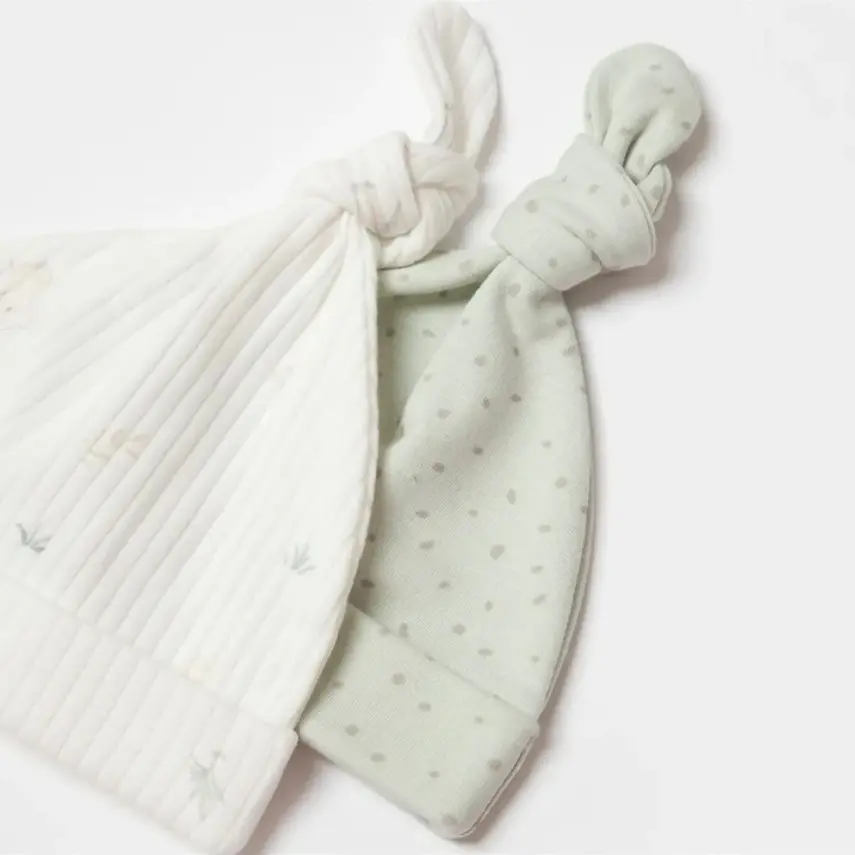 Bibaby Unisex Organik Şapka 2li Koala Jungle Mint - 2