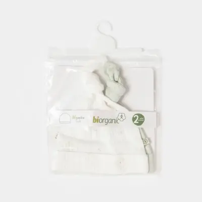 Bibaby Unisex Organik Şapka 2li Koala Jungle Mint - 4