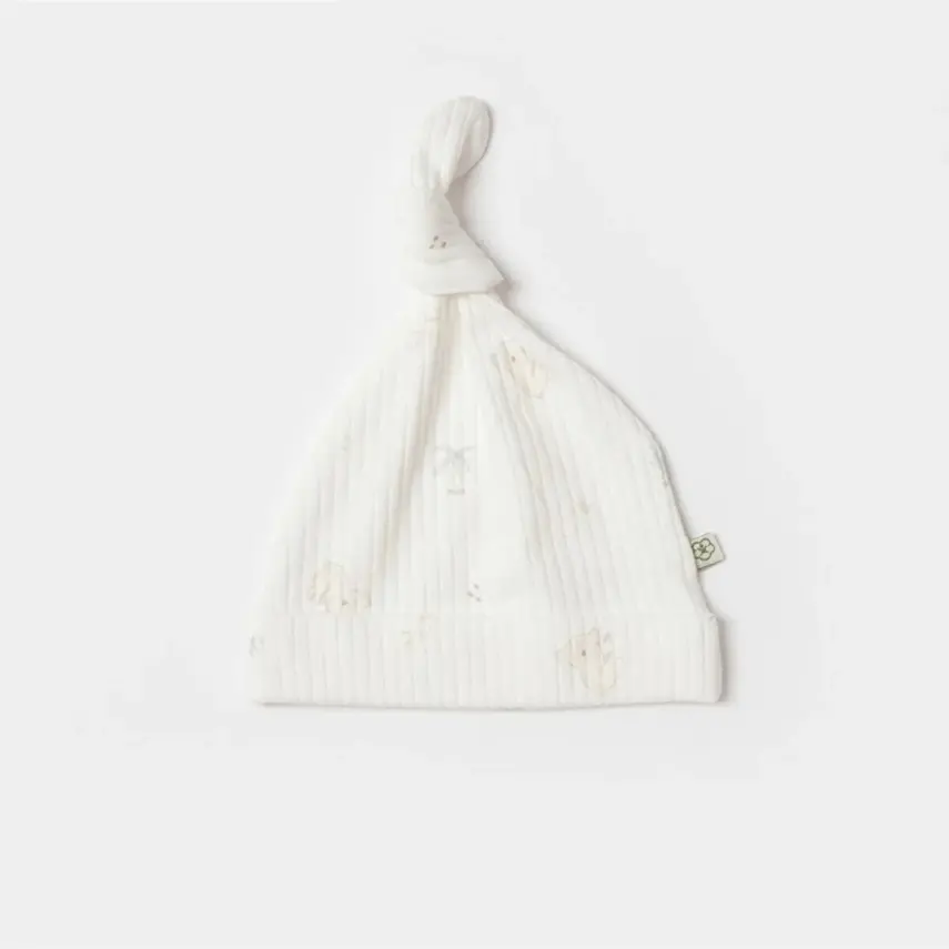 Bibaby Unisex Organik Şapka 2li Koala Jungle Mint - 5