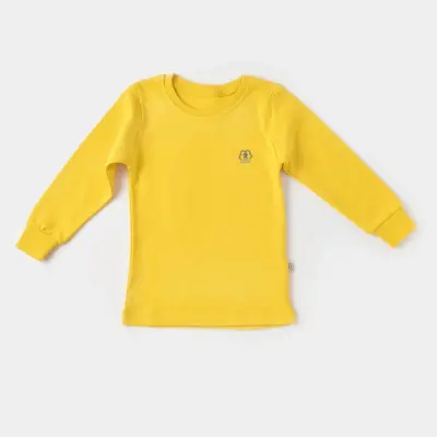 Bibaby Unisex Organik Sweatshirt Little Basic Sarı