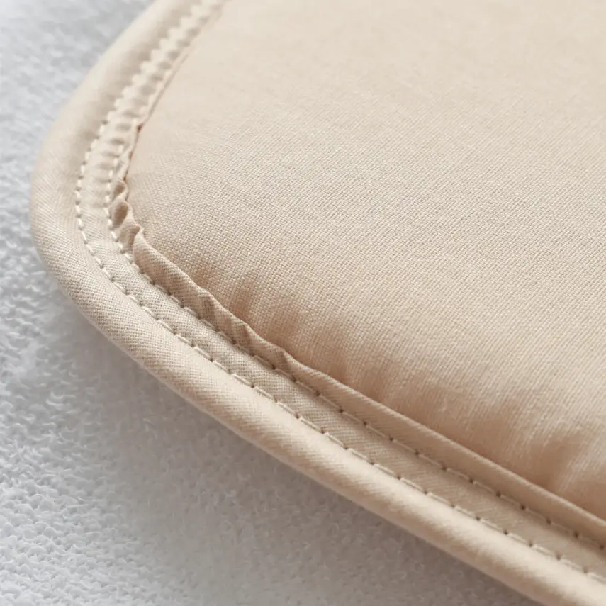 Bibaby Unisex Organik Yastıklı Muşamba Pratik Alt Açma Beyaz- Bej - 6