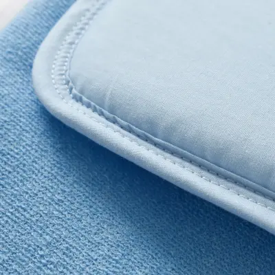 Bibaby Unisex Organik Yastıklı Muşamba Pratik Alt Açma Mavi - 6