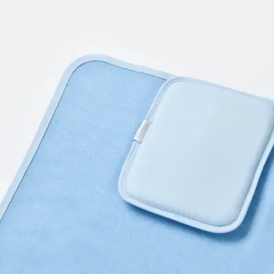 Bibaby Unisex Organik Yastıklı Muşamba Pratik Alt Açma Mavi - 3