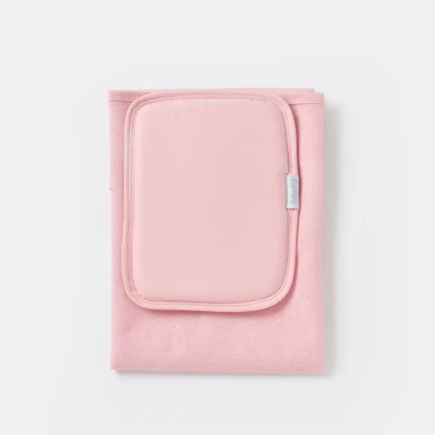 Bibaby Unisex Organik Yastıklı Muşamba Pratik Alt Açma Pembe - 2