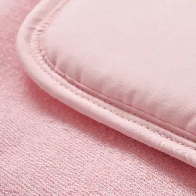 Bibaby Unisex Organik Yastıklı Muşamba Pratik Alt Açma Pembe - 3