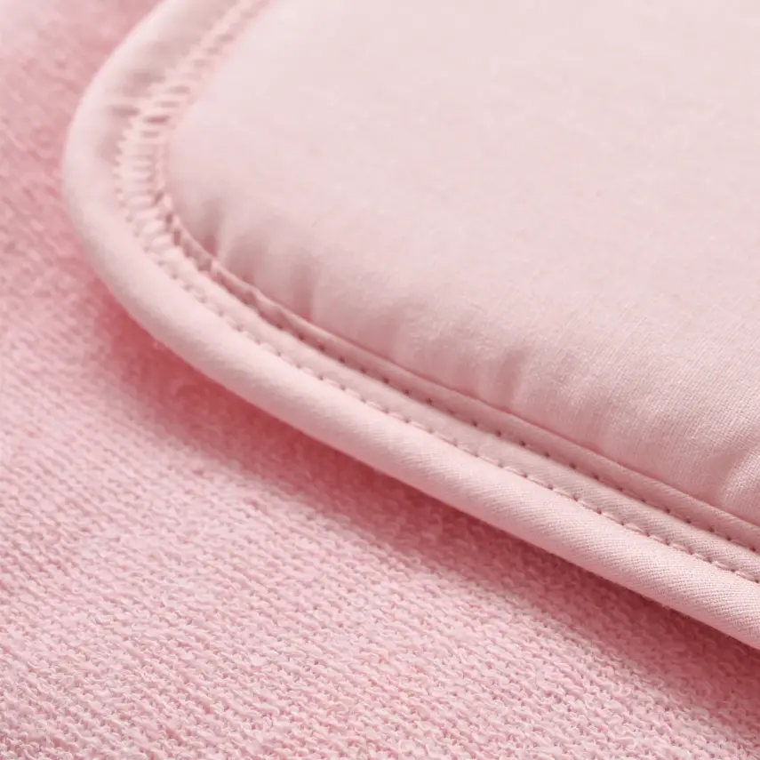 Bibaby Unisex Organik Yastıklı Muşamba Pratik Alt Açma Pembe - 3