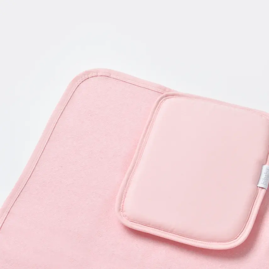 Bibaby Unisex Organik Yastıklı Muşamba Pratik Alt Açma Pembe - 6