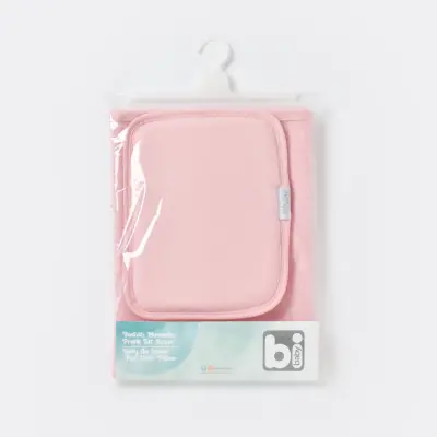 Bibaby Unisex Organik Yastıklı Muşamba Pratik Alt Açma Pembe - 5