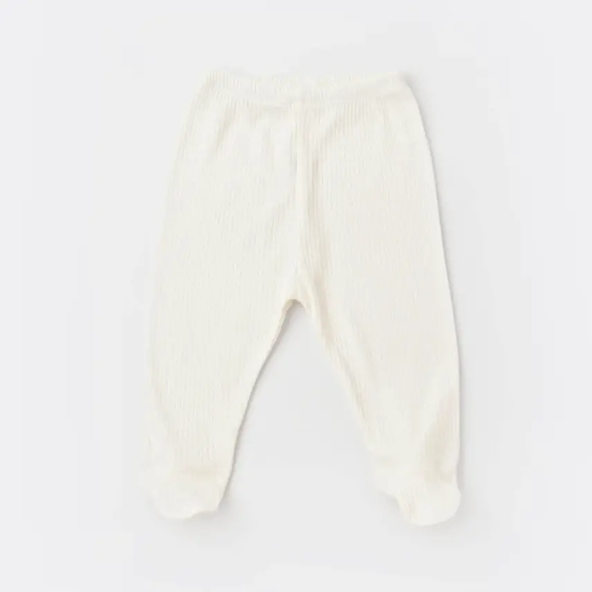 Bibaby Unisex Organik Zıbın 3lü Soft Modal Ekru - 7