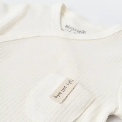 Bibaby Unisex Organik Zıbın 3lü Soft Modal Ekru - 8