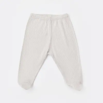 Bibaby Unisex Organik Zıbın 3lü Soft Modal Gri - 4