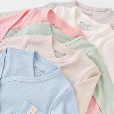 Bibaby Unisex Organik Zıbın 3lü Soft Modal Pembe - 9