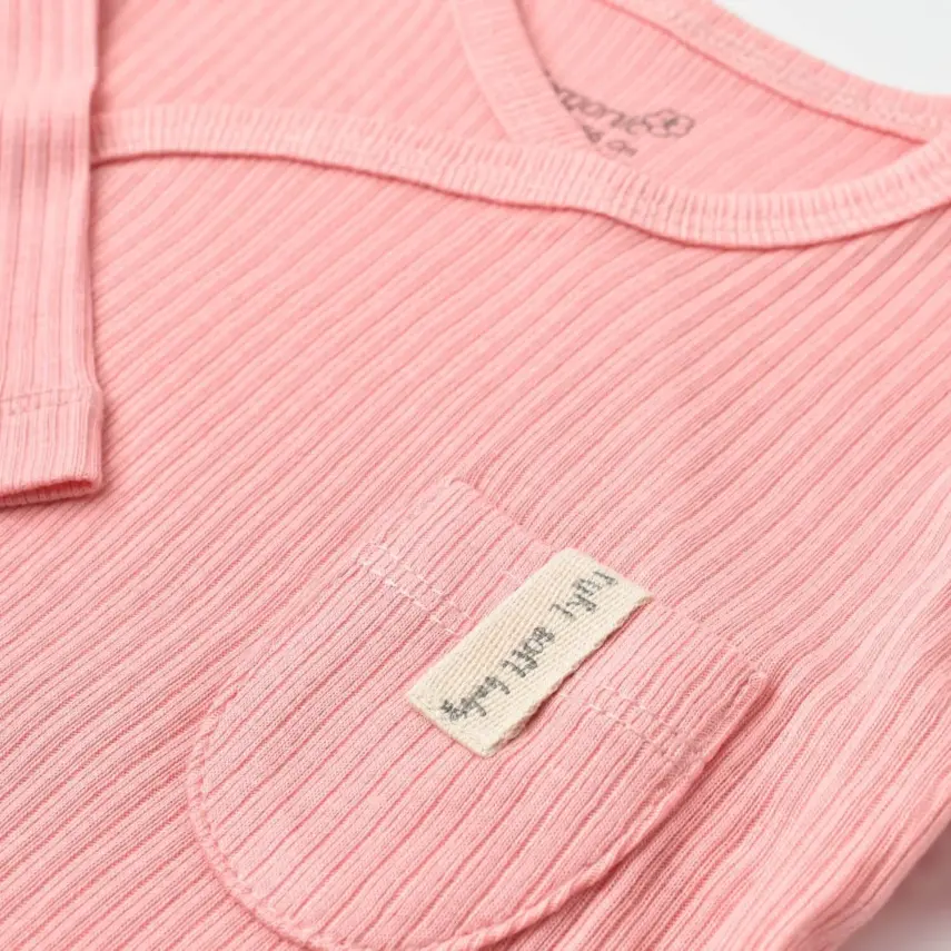 Bibaby Unisex Organik Zıbın 3lü Soft Modal Pembe - 2