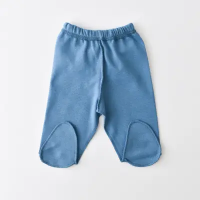 Bibaby Unisex Organik Zıbın Takımı Caretta In Live Prematüre Ekru - İndigo - 2