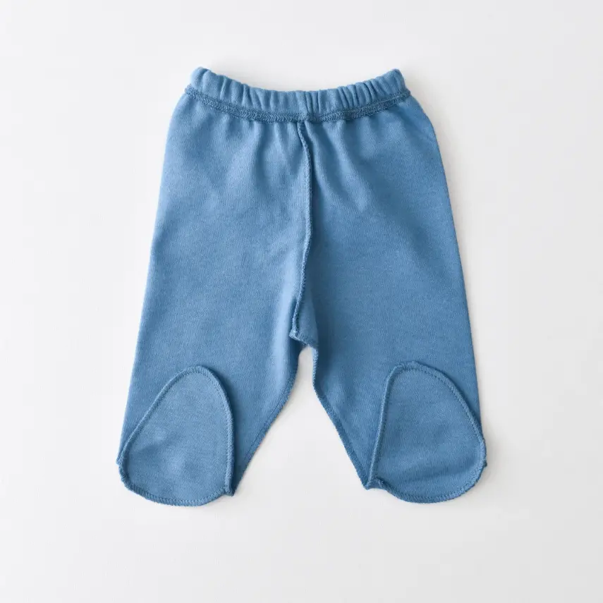 Bibaby Unisex Organik Zıbın Takımı Caretta In Live Prematüre Ekru - İndigo - 2