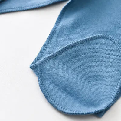 Bibaby Unisex Organik Zıbın Takımı Caretta In Live Prematüre Ekru - İndigo - 8