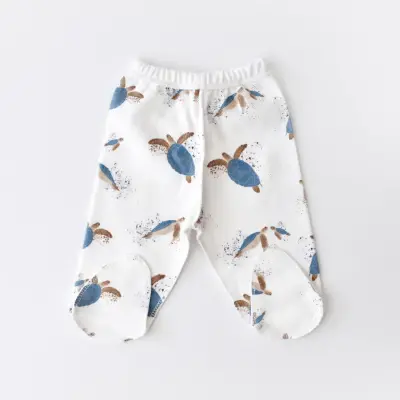 Bibaby Unisex Organik Zıbın Takımı Caretta In Live Prematüre Taş - İndigo - 13