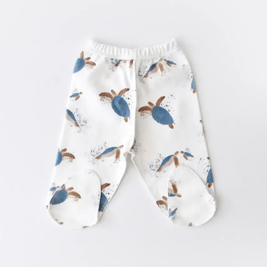 Bibaby Unisex Organik Zıbın Takımı Caretta In Live Prematüre Taş - İndigo - 13