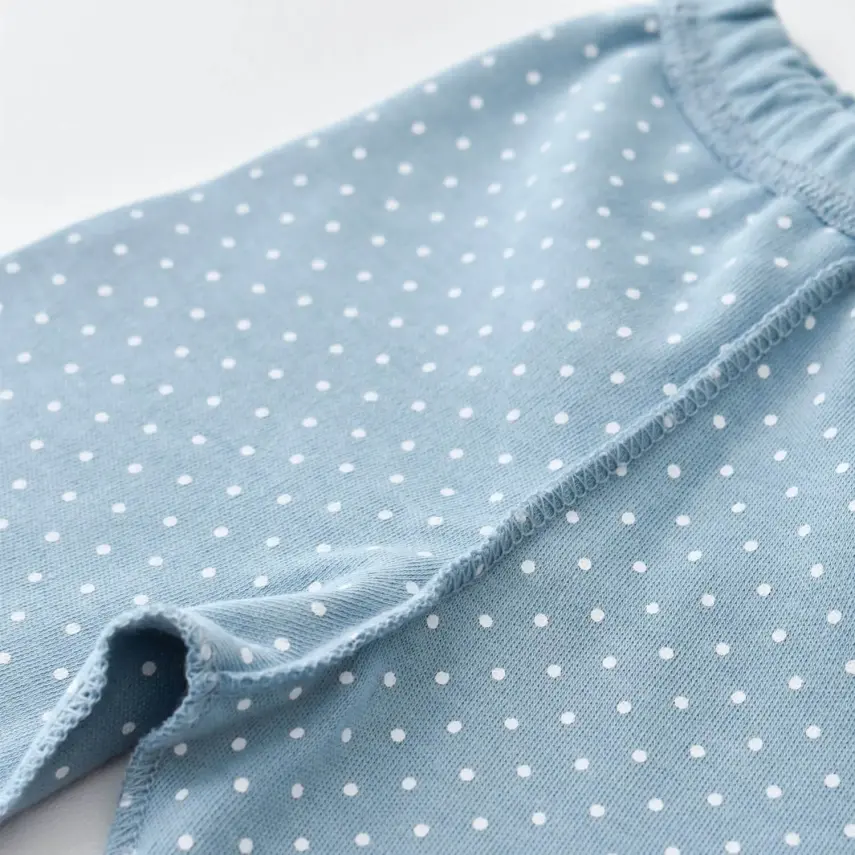 Bibaby Unisex Organik Zıbın Takımı Wild Flowers Prematüre Spring Blue - 10