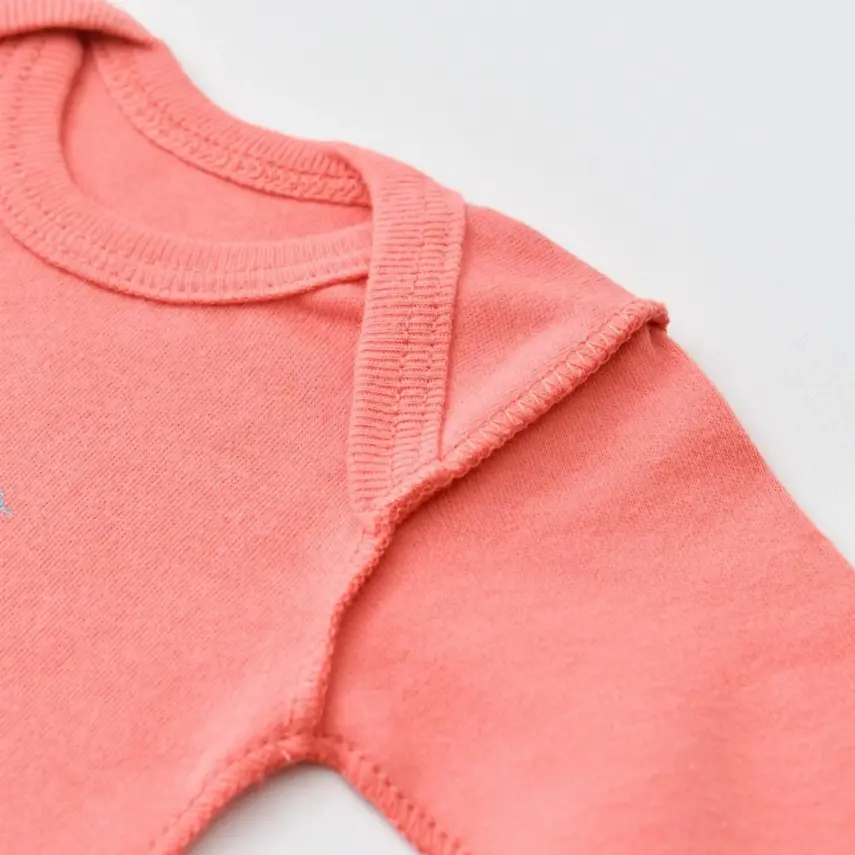 Bibaby Unisex Organik Zıbın Takımı Wild Flowers Prematüre Spring Blue - 6