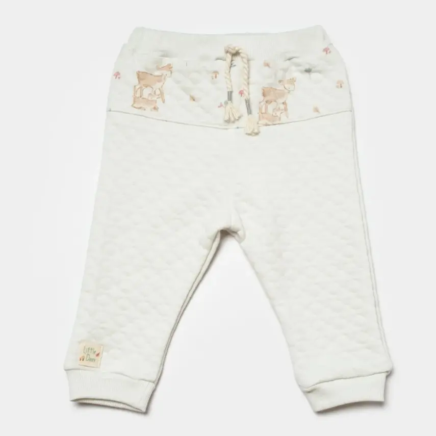 Bibaby Unisex Pantolon Little  Deer Mint - Powder - 5