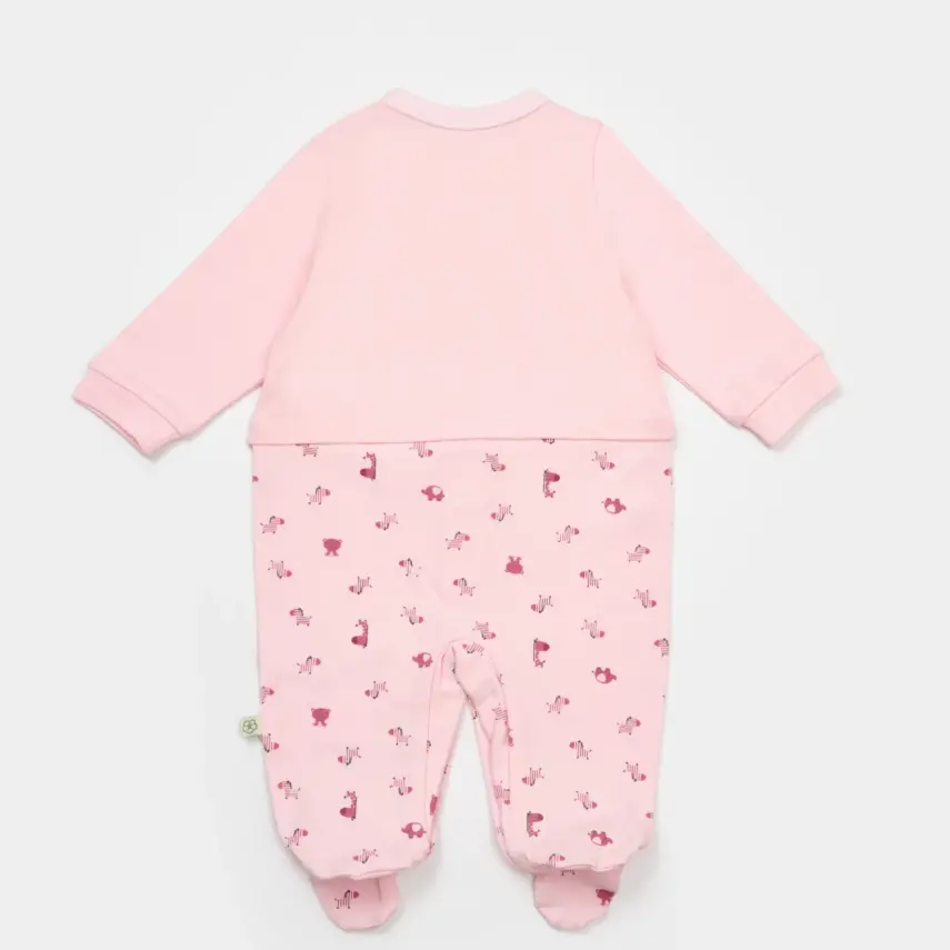 Bibaby Unisex Salopet Sweet Friends Pembe - 2