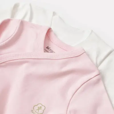 Bibaby Unisex Zıbın İç Dış Organik Nature Pembe - 4