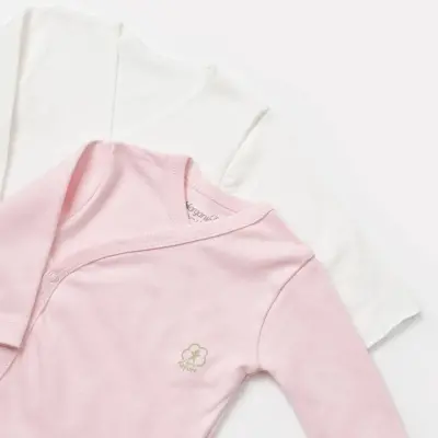 Bibaby Unisex Zıbın İç Dış Organik Nature Pembe - 2