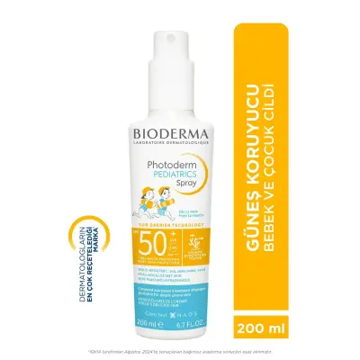 Bioderma Photoderm Pediatrics Spray SPF50+ 200 ml (Yeni) 