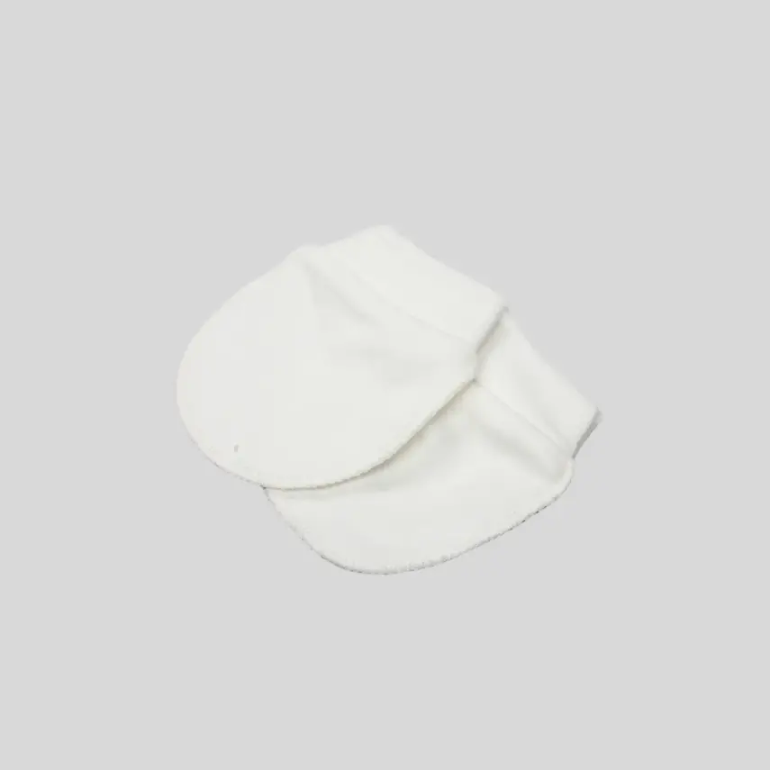 Bistyle 2li Kız Bebek  Eldiven Penye Basic Ekru - Pembe - 4