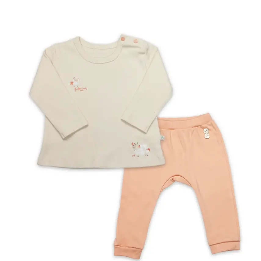 Bistyle 2li Takım Fluffy And Lovely Bej - Somon - Ekru - 1