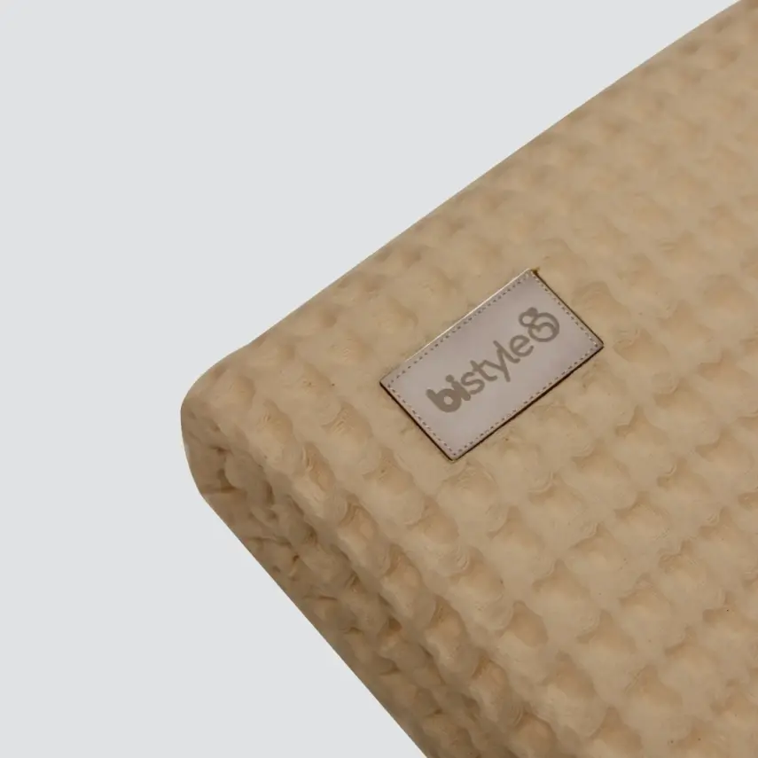 Bistyle Battaniye Pike Style Baby 110x110cm Bej - 3