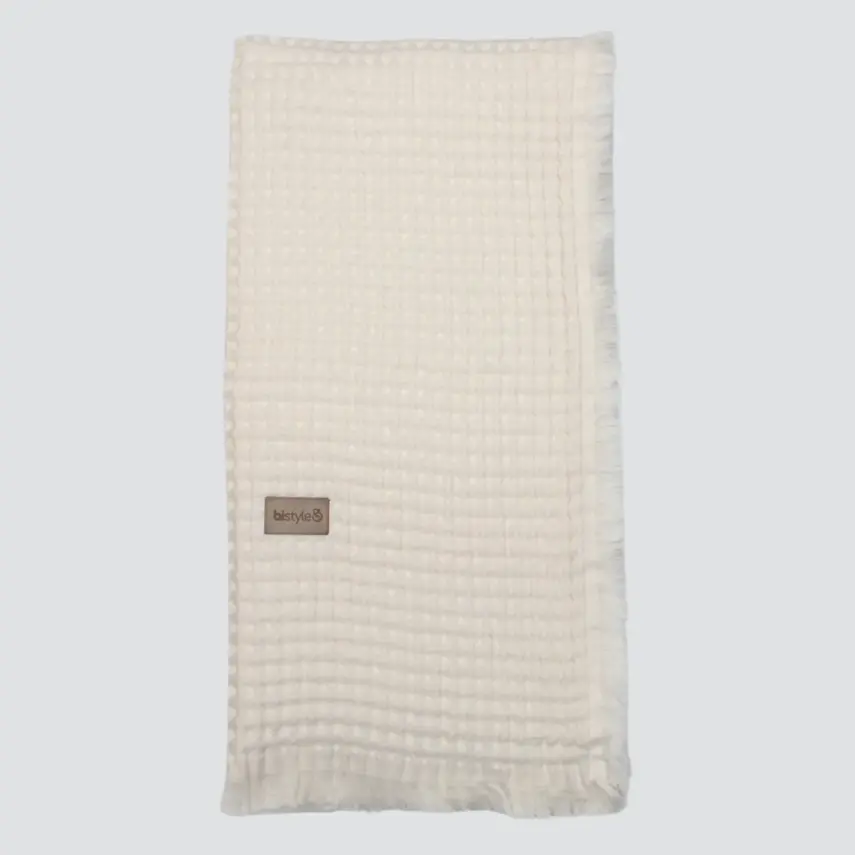 Bistyle Battaniye Pike Style Baby 110x110cm Ekru - 3