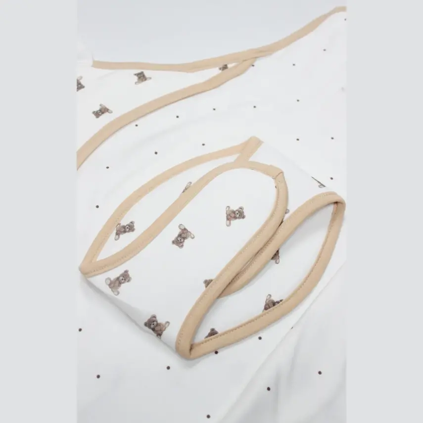 Bistyle Bel Destekli Kundak I am So Bear Bej - Ekru - 4