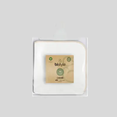 Bistyle Büyük Boy 10lu Bebek Mendil Penye Ekru - 5