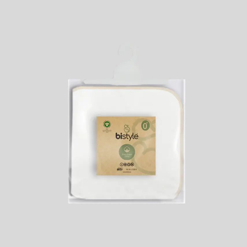 Bistyle Büyük Boy 10lu Bebek Mendil Penye Ekru - 5