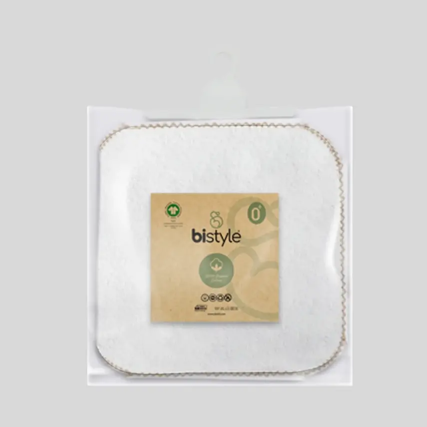 Bistyle Büyük Boy 6lı Bebek Havlu Mendil  Ekru - 5