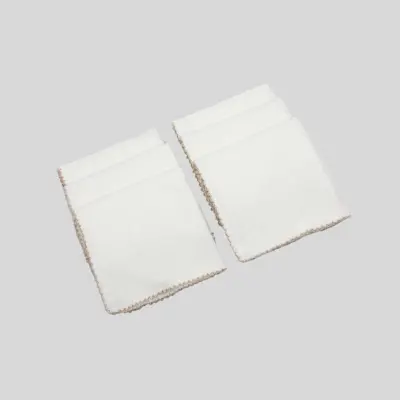 Bistyle Büyük Boy 6lı Bebek Havlu Mendil  Ekru - 3