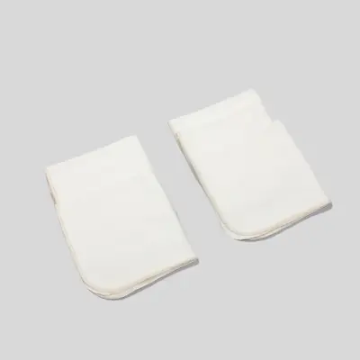 Bistyle Büyük Boy 6lı Bebek Penye Mendil  Ekru - 3