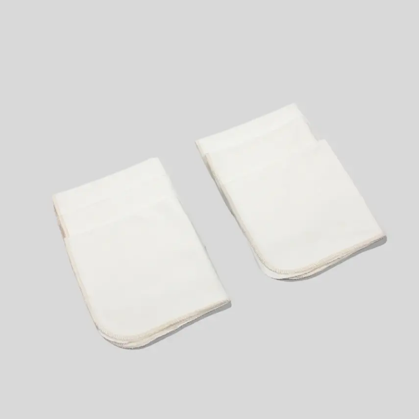 Bistyle Büyük Boy 6lı Bebek Penye Mendil  Ekru - 3