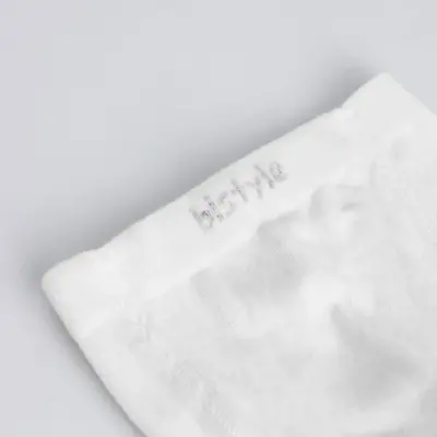 Bistyle Çorap Külotlu Kaymaz Penye Basic Beyaz - 7