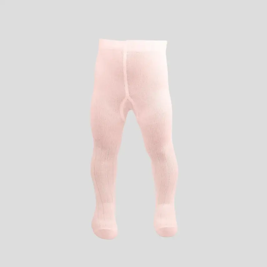 Bistyle Çorap Külotlu Kaymaz Penye Basic Pembe - 7