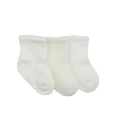 Bistyle Çorap Soket 3lü Penye Basic Ekru - 3
