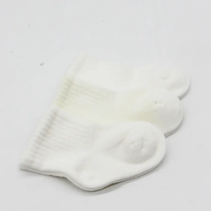 Bistyle Çorap Soket 3lü Penye Basic Ekru - 4